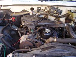 Engine before EV conversion