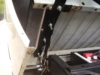 EV Project Liftbed Gaslift Bracket